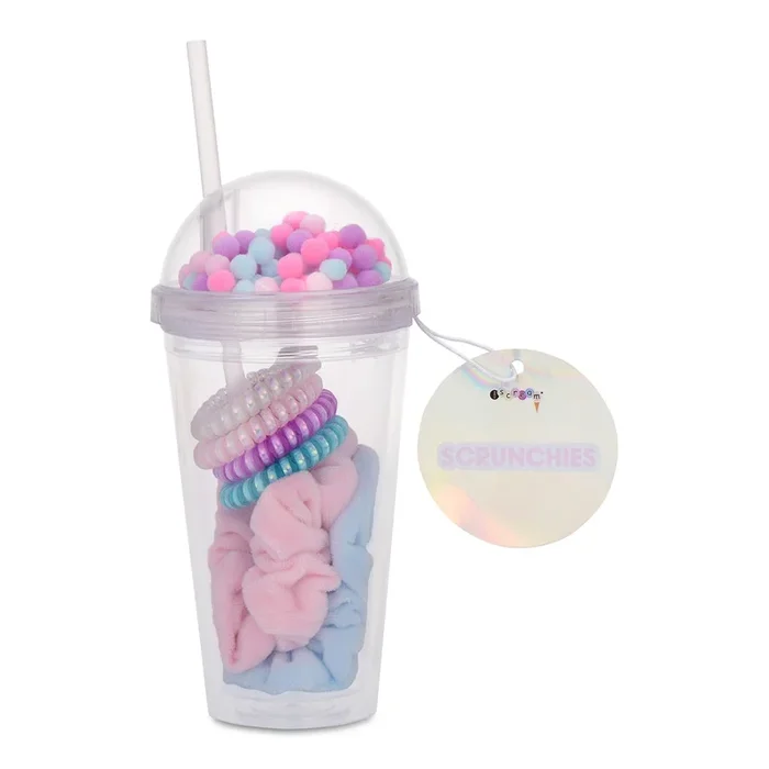iScream Latte Coil & Fleece Scrunchie Set