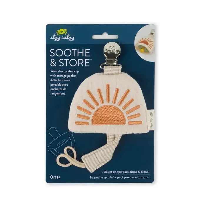 Itzy Ritzy – Sun Soothe & Store Pacifier Clip
