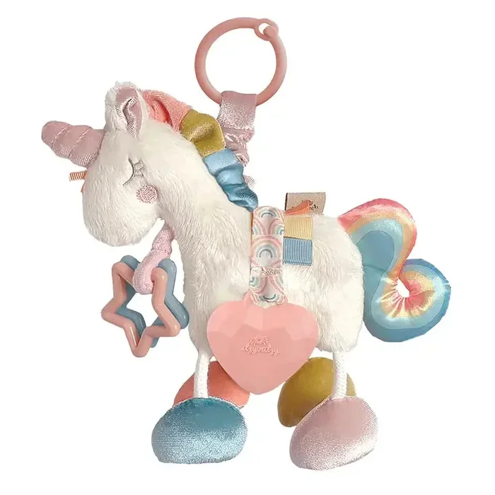 Itzy Ritzy Link & Love Activity Plush | Unicorn