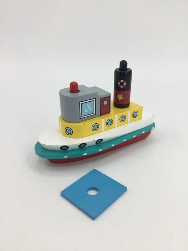Jack Rabbit Tugboat Stack & Play Puzzle