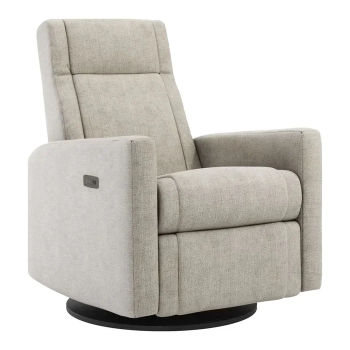 Jaymar NELLY Motorised Upholstered Swivel Glider & Recliner with Footrest