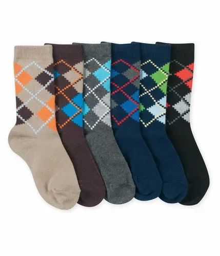 Jefferies Socks Digital Argyle Socks
