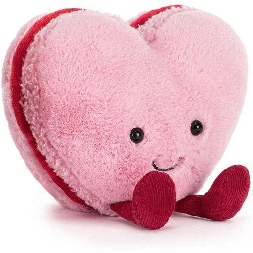 Jellycat Amuseables Colette Pink Heart Macaron