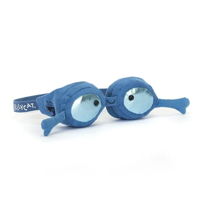 Jellycat Amuseables Sports Swimming Goggles, 6″