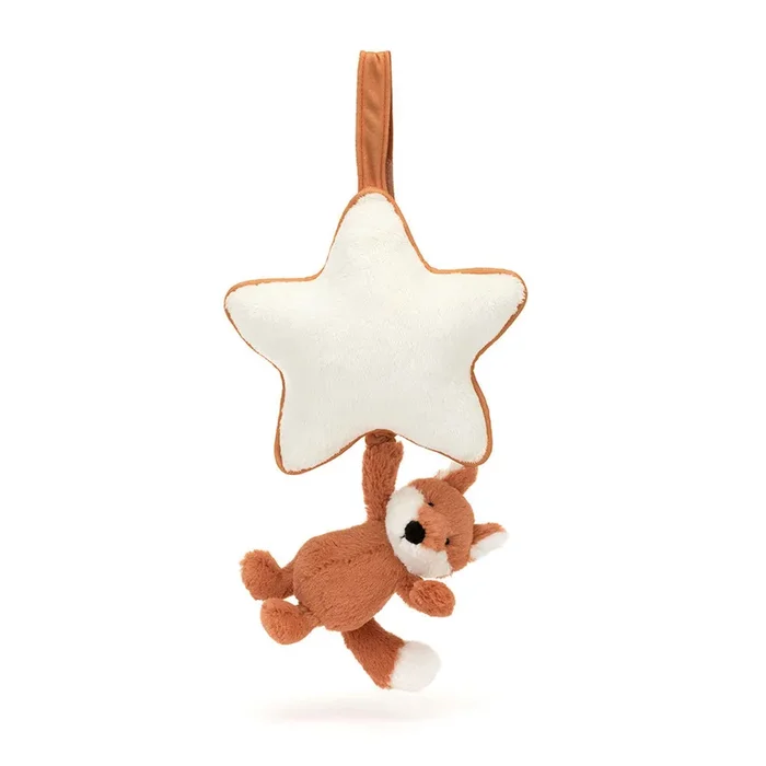 Jellycat Bashful Fox Musical Pull Toy