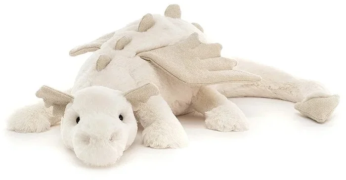 Jellycat Snow Dragon Medium, 20″