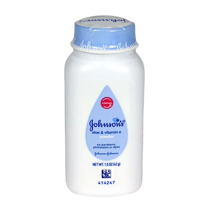 Johnson’s Aloe and Vitamin E Baby Powder – 1.5 oz.