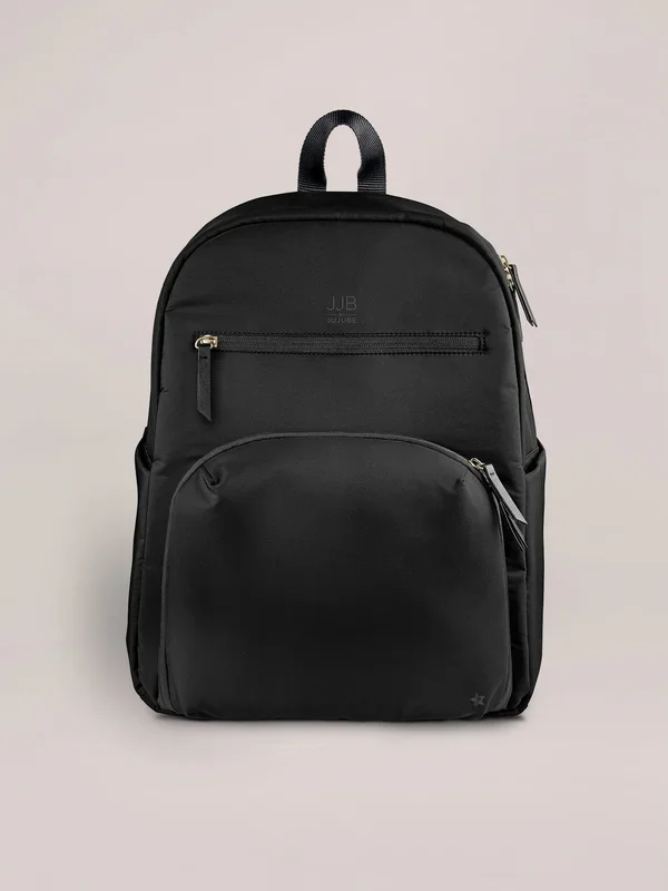 JuJuBe Deluxe Backpack Diaper Bag – Black