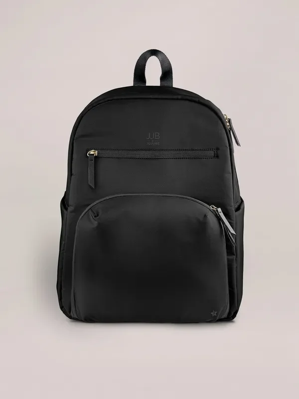 JuJuBe Deluxe Backpack Diaper Bag – Black