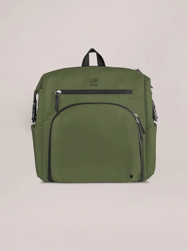 JuJuBe Modern Backpack Diaper Bag – Olive