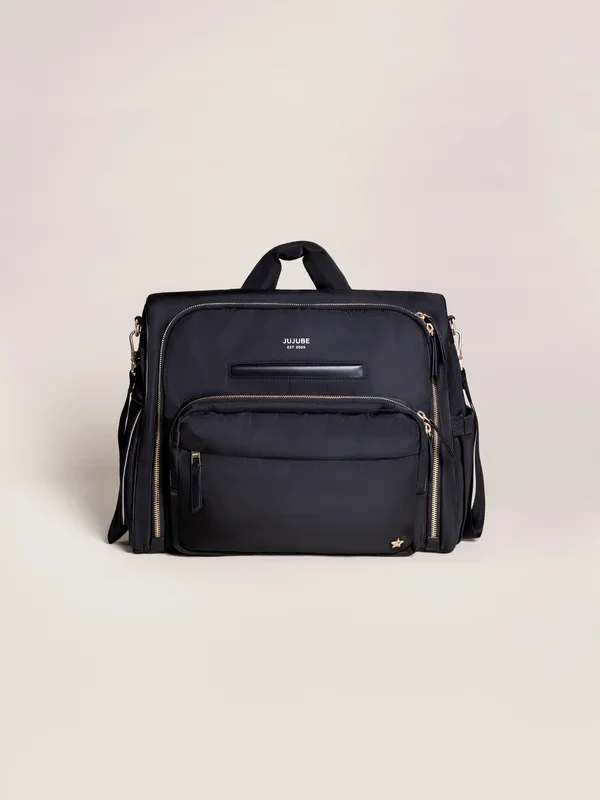 JuJuBe Satchel Diaper Bag – Black