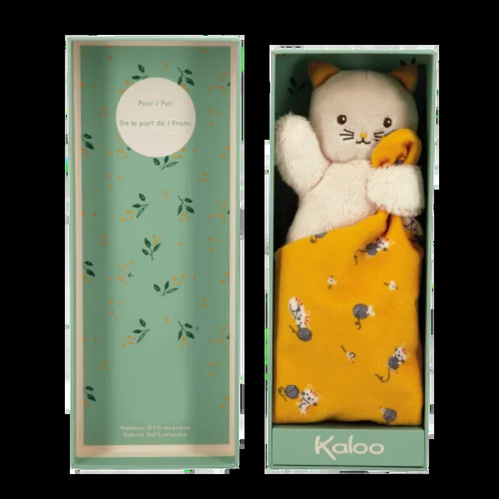 KALOO Doudou Cat – Yellow