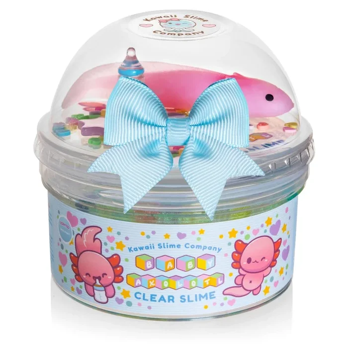 Kawaii Slime Company | Baby Axolotl Clear Slime