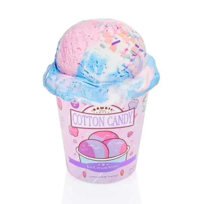 Kawaii Slime Company | Cotton Candy Ice Cream Cloud Creme Slime