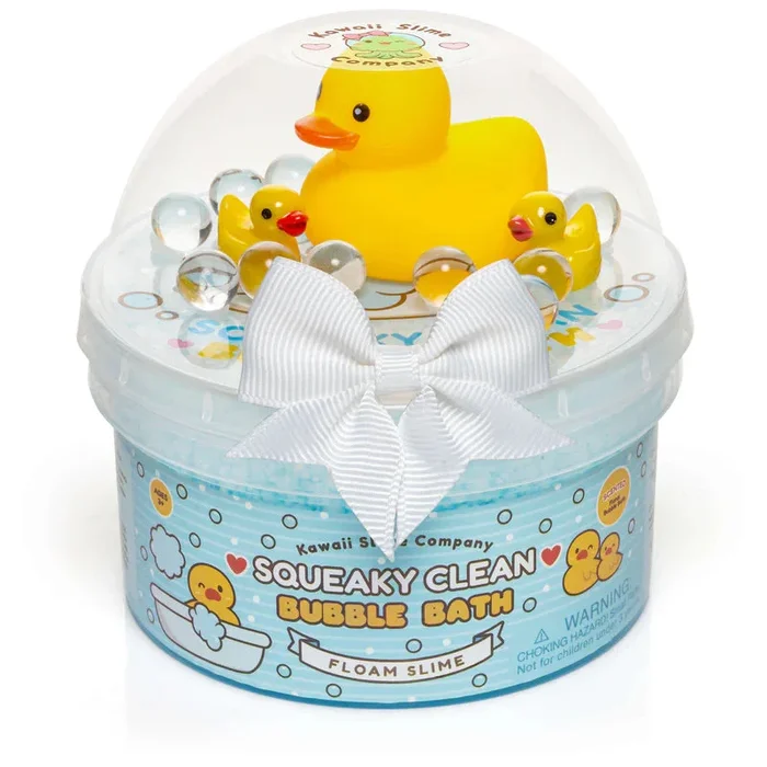 Kawaii Squeaky Clean Bubble Bath Floam Slime