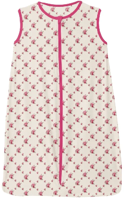 KicKee Pants Lightweight Sleeping Bag – Natural Rose Trellis, 6-18 Months