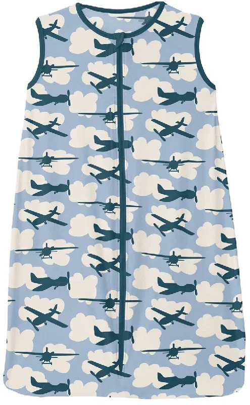 KicKee Pants Lightweight Sleeping Bag – Pond Airplanes, 6-18 Months