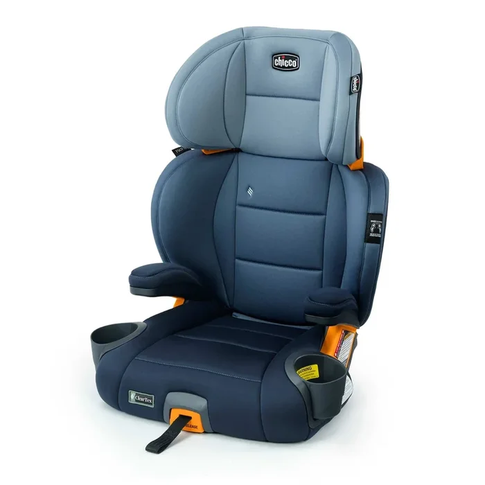 Kidfit Cleartex Plus 2-in-1 Belt Positioning Booster Car Seat – Reef Navy (See Description)