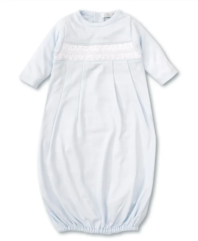 Kissy Kissy Charmed Hand Smocked Sack Gown | Blue
