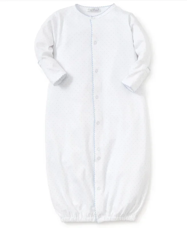 Kissy Kissy Convertible Gown | Dots White/Blue