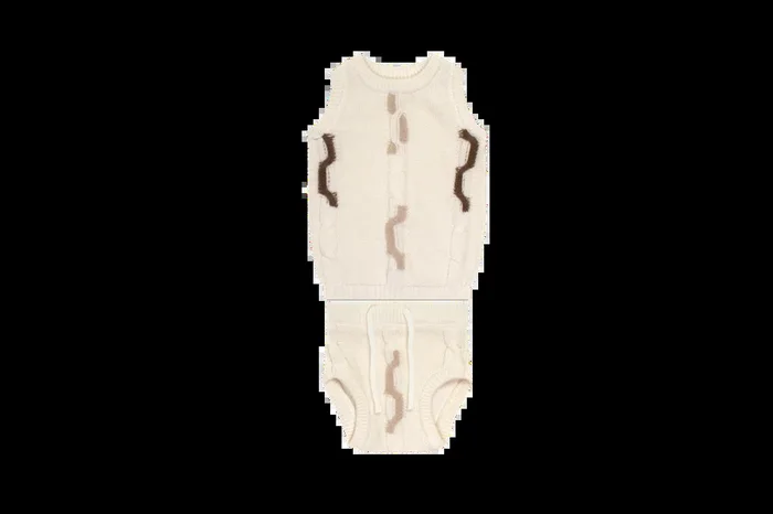 Klai Taupe Cable Baby Set