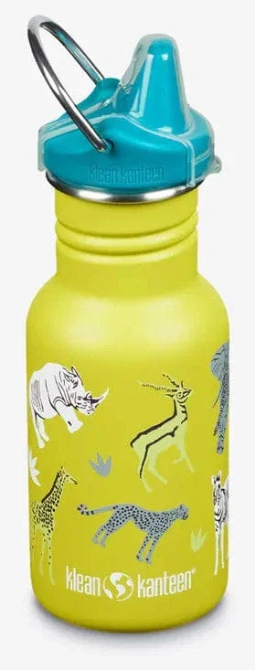 Klean Kanteen Kid Classic Sippy Water Bottle, 12 oz – Safari