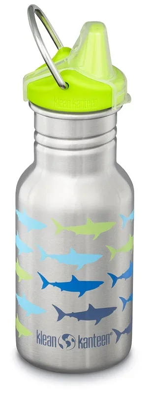 Klean Kanteen Kid Classic Sippy Water Bottle, 12 oz – Sharks