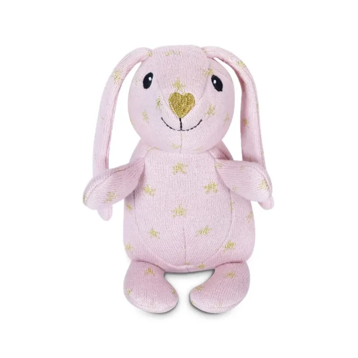 Knit Patterned Bunny Plush – Sparkle