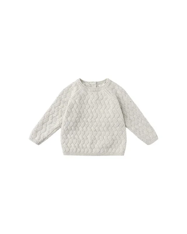 Knit Sweater & Pant Set || Heathered Blue