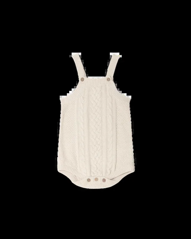 Knitted Cable Romper