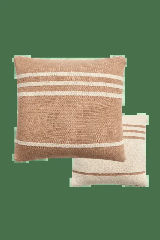 Knitted Cushion Duetto Powder – Natural – Reversible