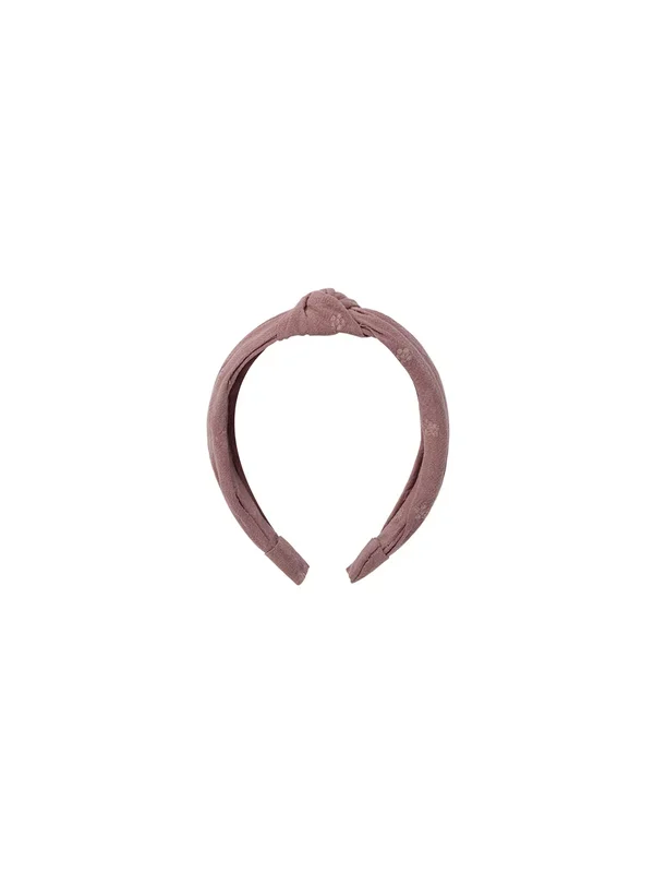 Knotted Headband – Mulberry Daisy