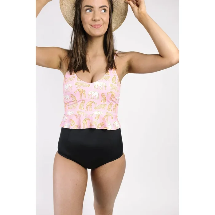 Kortni Jeane Swimwear High-Waisted Bottoms Black