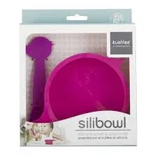 Kushies Silibowl & Spoon Set – Girl