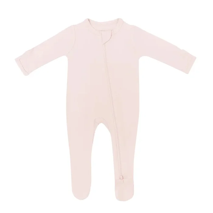 Kyte Baby Zipper Footie – Blush