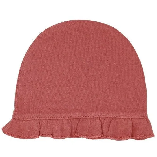 L’ovedbaby Organic Cotton Ruffle Cap Sienna