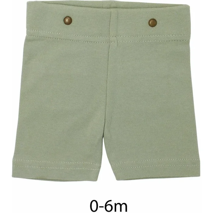 L’ovedbaby Organic Cotton Suspender Shorts Fern