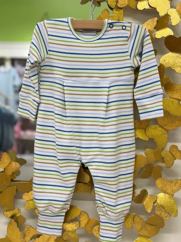 L/S Coverall – Blue/Brown/Green
