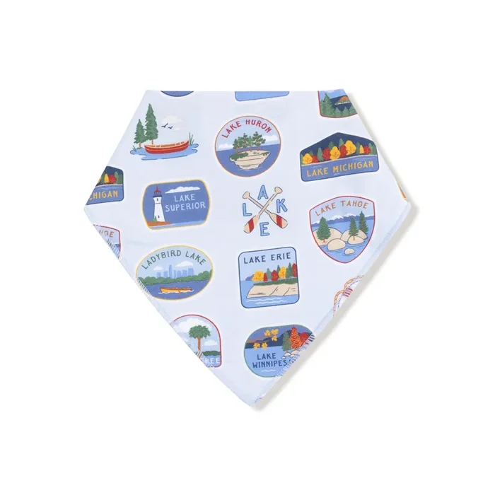 Lake Stickers – Bandana Bib