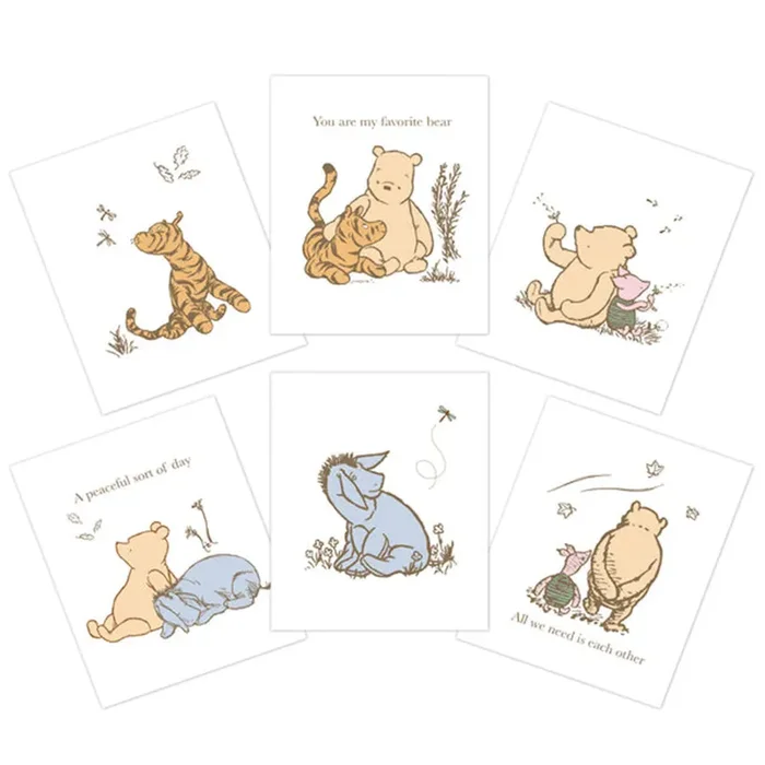 Lambs & Ivy Disney Unframed Wall Art Winnie the Pooh