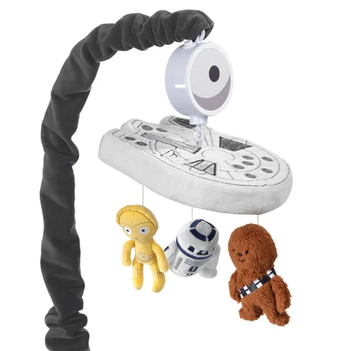 Lambs & Ivy Star Wars Millennium Falcon Musical Mobile – Plays 20 minutes