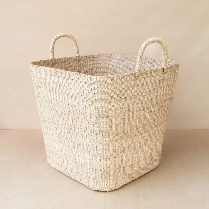 Large Square Wicker Basket – Woven Basket | Likhâ