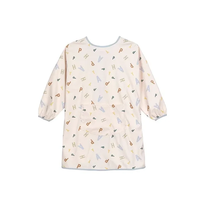 Lassig Long Sleeve Apron – Happy Fruits – Light Blue