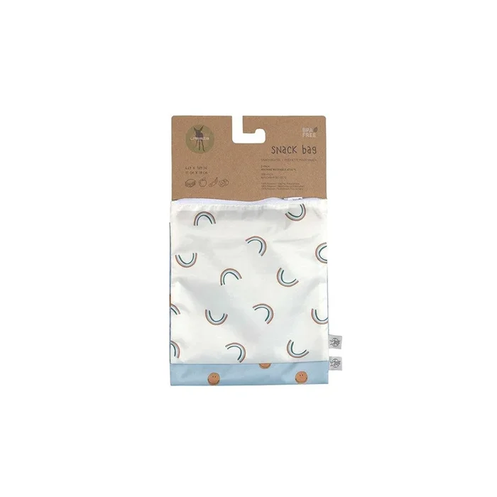 Lassig Snack Bag – Happy Rascals – Smile Sky Blue