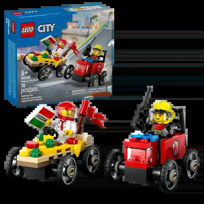 Lego City | Pizza vs Fire Truck
