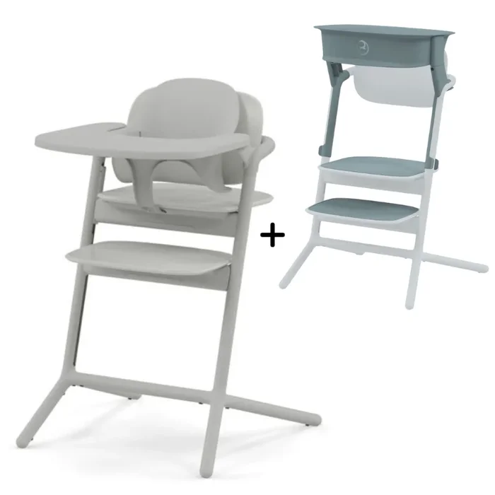 LEMO High Chair + Training Tower Set Bundle