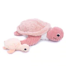 Les Ptipotos Mama & Baby Turtle-Pink