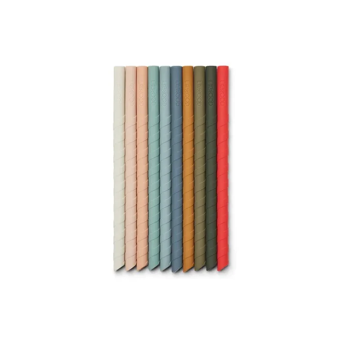 Liewood Timoti Straw – 10 Pack – Multi Mix