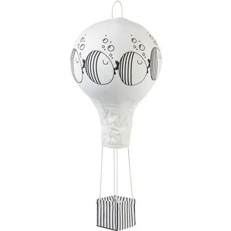 Lil’ Pyar Black Fish Hot Air Balloon Mobile