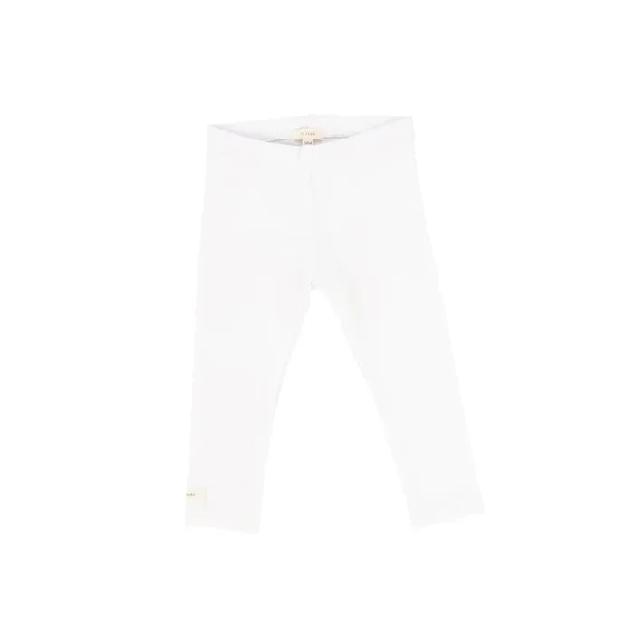 Lil Legs Pure White Leggings